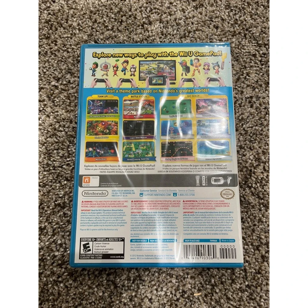 Nintendo Land Wii U Video Game New‎ Factory Sealed